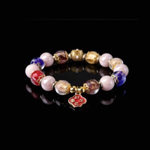 Good Things Happen Glass Bracelet (10mm)